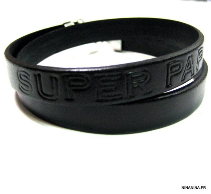 N4383h_bracelet_cuir_personnalise_SUPER_PAPA