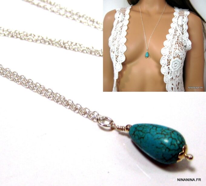N4412terb_collier_argent_massif_goutte_turquoise