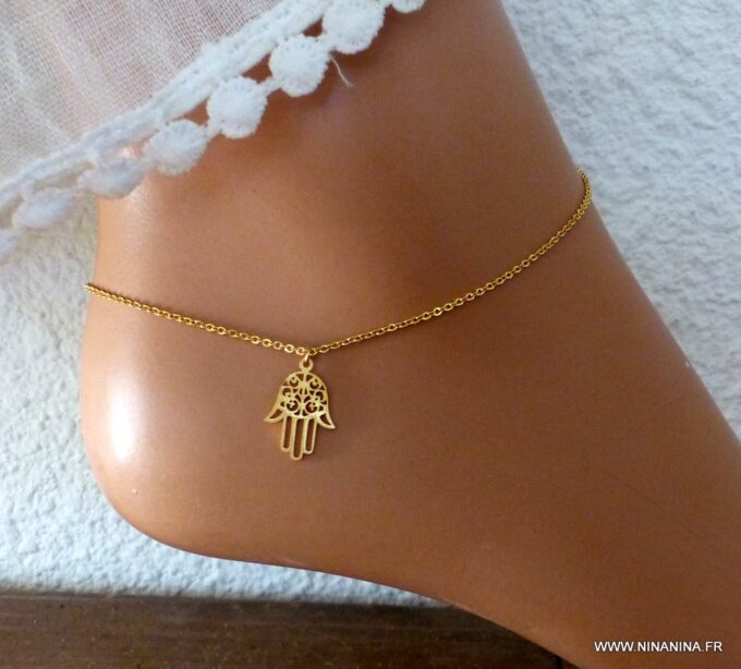 N4421d_Chaine_de_cheville_main_de_fatma_hamsa_acier_inoxydable_dore_NINANINA