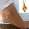 N4421g_Chaine_de_cheville_main_de_fatma_hamsa_acier_inoxydable_dore_NINANINA