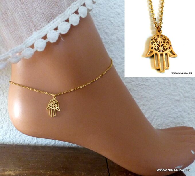 N4421g_Chaine_de_cheville_main_de_fatma_hamsa_acier_inoxydable_dore_NINANINA