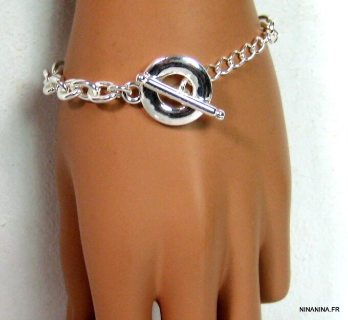 N4430j_Bracelet_chaine_plaque_argent