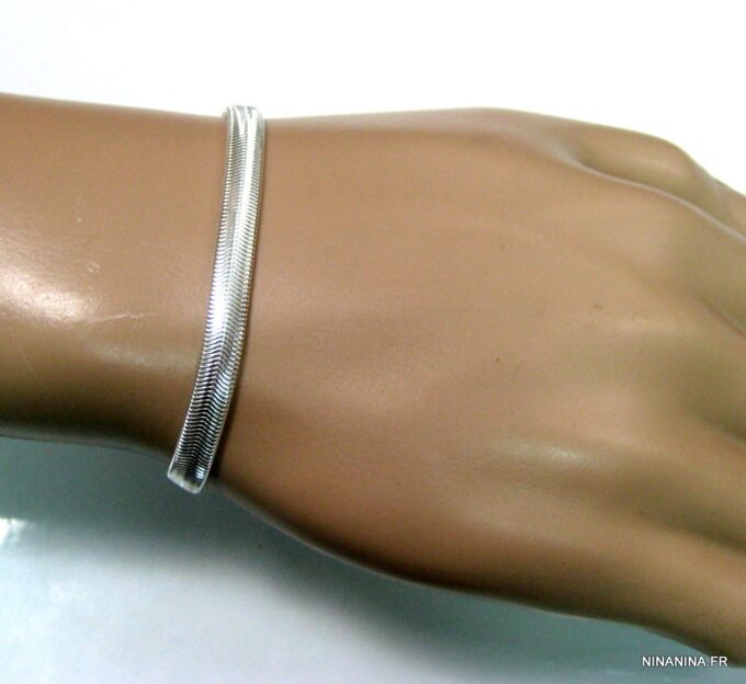 N4431c_Bracelet_homme_chaine_plaque_argent