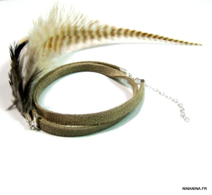 N4460n_bracelet_cordon_daim_et_longues_plumes-1