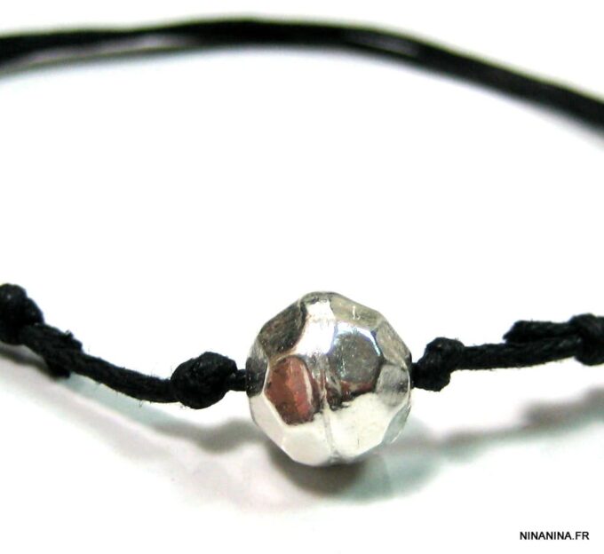 N4467f_bracelet_cordon_perle_argent_massif_martele