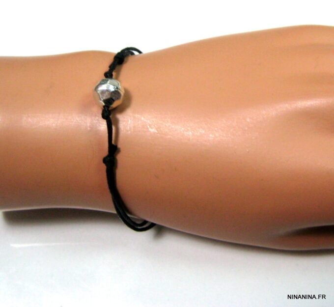 N4467g_bracelet_cordon_perle_argent_massif_martele