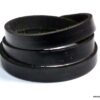 N4488a_Bracelet_homme_cuir_3_tours_personnalise_mousqueton_argent_massif
