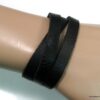 N4488b_bracelet_homme_cuir_3_tours_argent_massif