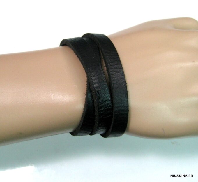 N4488g_bracelet_homme_cuir_3_tours_argent_massif