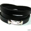 N4488h_bracelet_homme_cuir_3_tours_argent_massif