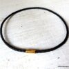 N4503b_Collier_homme_cuir_fermoir_Acier_inoxydable_dore_-_Bijoux_Colliers_en_ligne_Ninanina