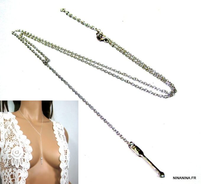 N4512m_collier_Y_fleche_argent_massif