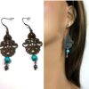 N4533_boucles_doreilles_acier_inoxydable_et_turquoise