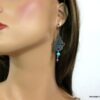 N4533b_boucles_doreilles_acier_inoxydable_et_turquoise