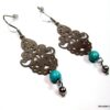 N4533g_boucles_doreilles_acier_inoxydable_et_turquoise
