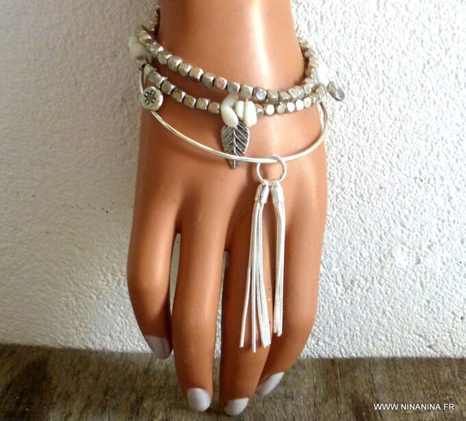 N4547A_Bracelet_wrap_metal_argente_et_nacre_blanche_-_Bijoux_Bracelets_en_ligne_NINANINA-1