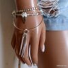 N4547_Bracelet_wrap_metal_argente_et_nacre_blanche_-_Bijoux_Bracelets_en_ligne_NINANINA-1