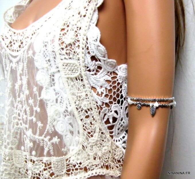 N4548c_bracelet_de_biceps_nacre_blanche_metal_argent