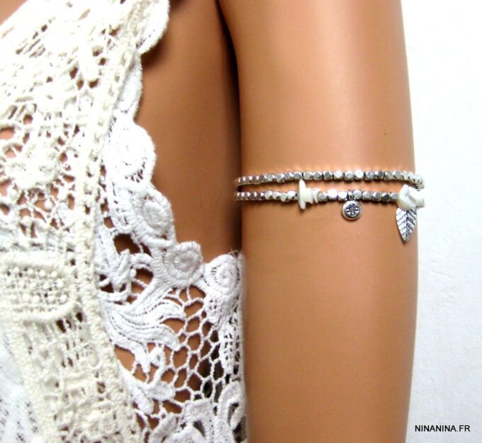 N4548d_bracelet_de_biceps_nacre_blanche_metal_argent