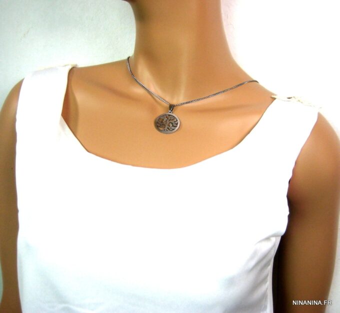 N4558c_Collier_arbre_de_vie_acier_inoxydable