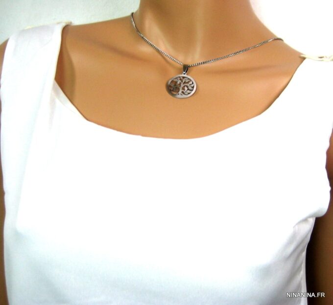 N4558f_Collier_arbre_de_vie_acier_inoxydable