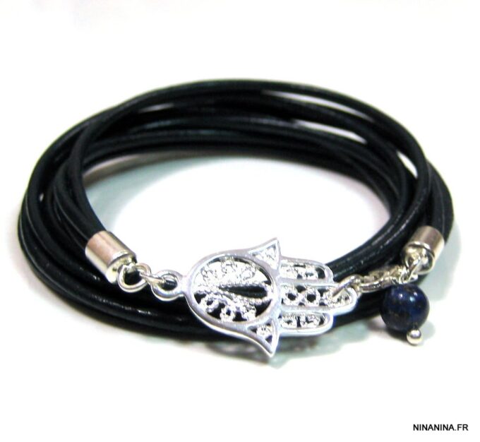 N4564d_bracelet_wrap_cuir_main_de_fatma_argent_massif