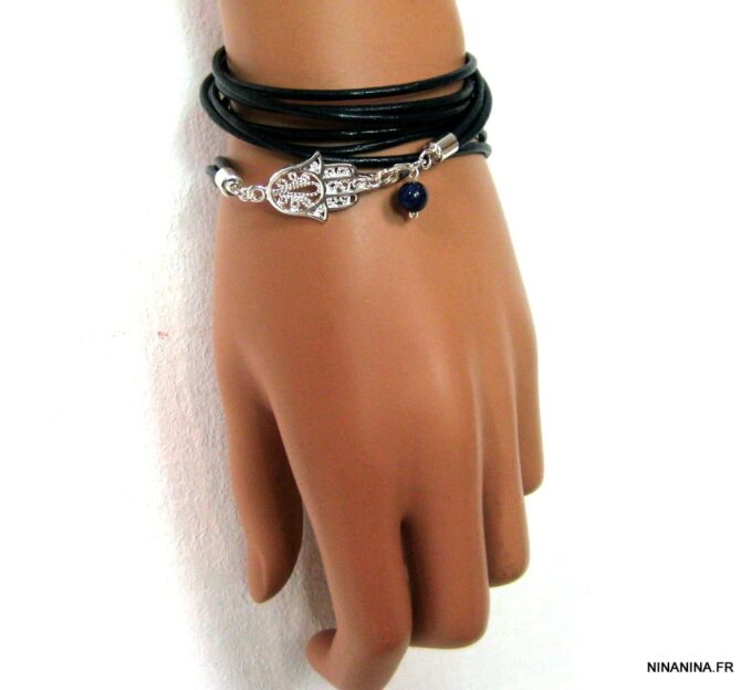 N4564e_bracelet_wrap_cuir_main_de_fatma_argent_massif