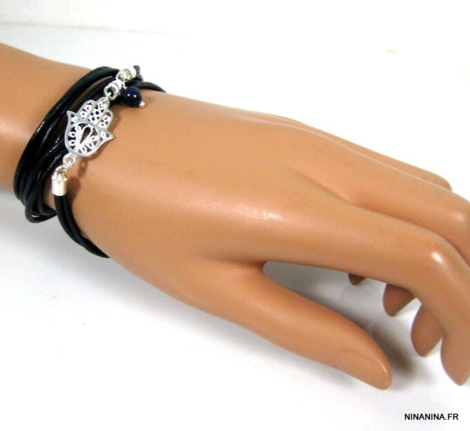 N4564k_bracelet_wrap_cuir_main_de_fatma_argent_massif