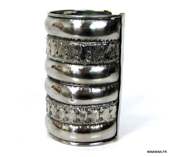 N4583b_bracelet_manchette_large_metal_argente