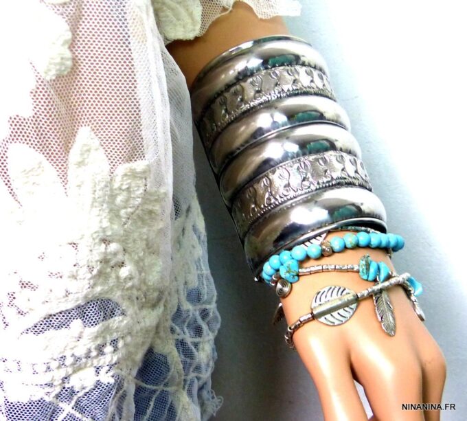 N4583bisi_Bracelet_manchette_large_metal_argente