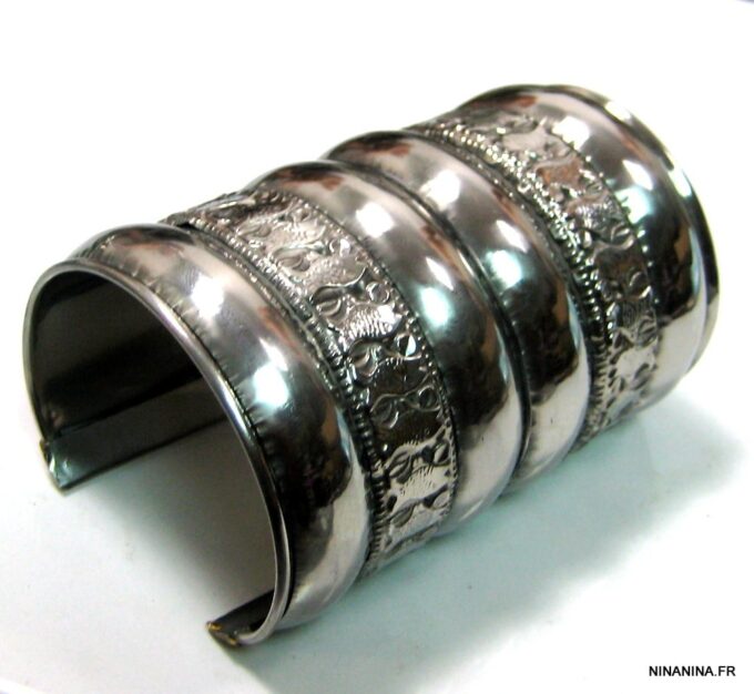 N4583h_bracelet_manchette_large_metal_argente