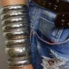 N4586bise_Bracelet_manchette_large_artisanal_tribal_metal_argente