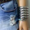 N4586terc_Bracelet_manchette_large_artisanal_tribal_metal_argente-1