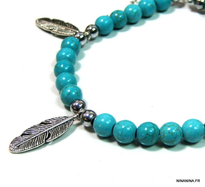 N4587c_bracelet_de_cheville_perles_turquoises_et_plumes_argent