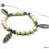 N4589a_bracelet_cordon_perles_ivoires_et_plumes_argent