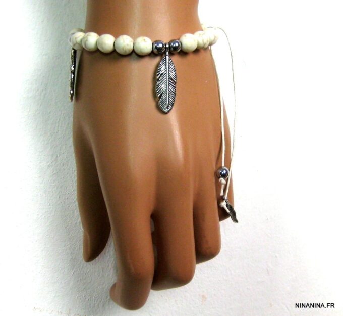 N4589d_bracelet_cordon_perles_ivoires_et_plumes_argent