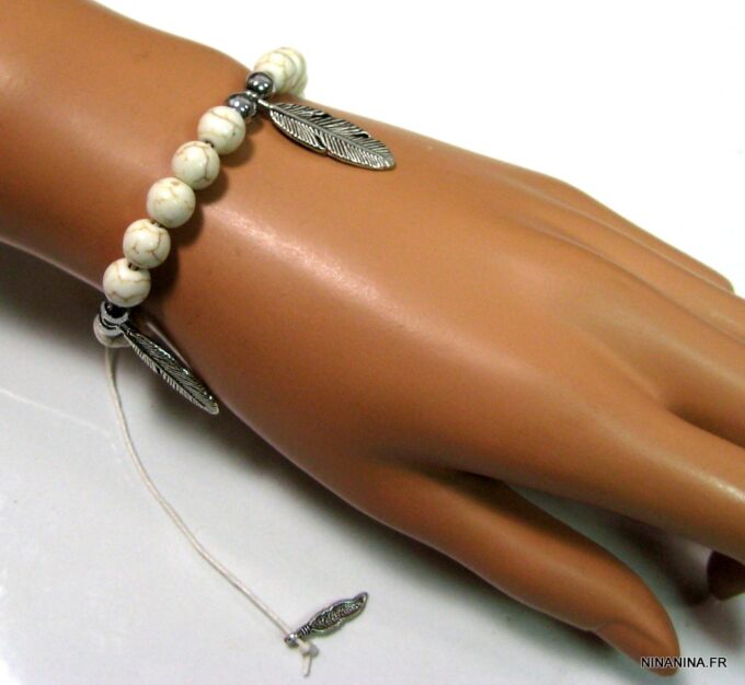N4589f_bracelet_cordon_perles_ivoires_et_plumes_argent