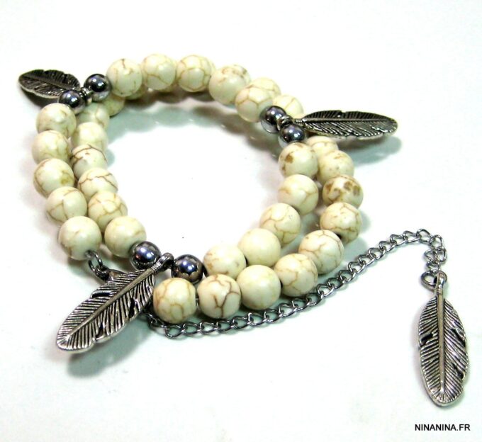 N4590j_bracelet_wrap_perles_ivoires_et_plumes_argent-1