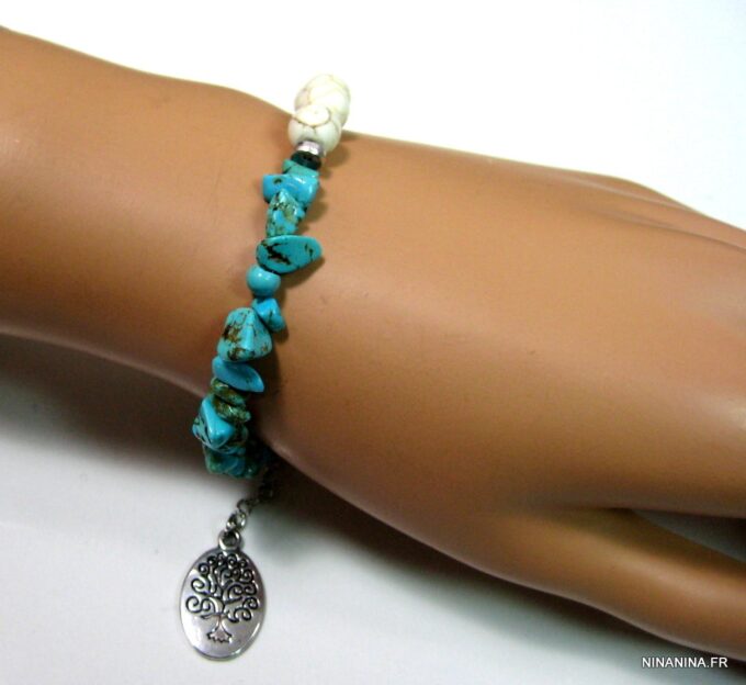 N4591c_bracelet_perles_ivoires_et_turquoises_argent