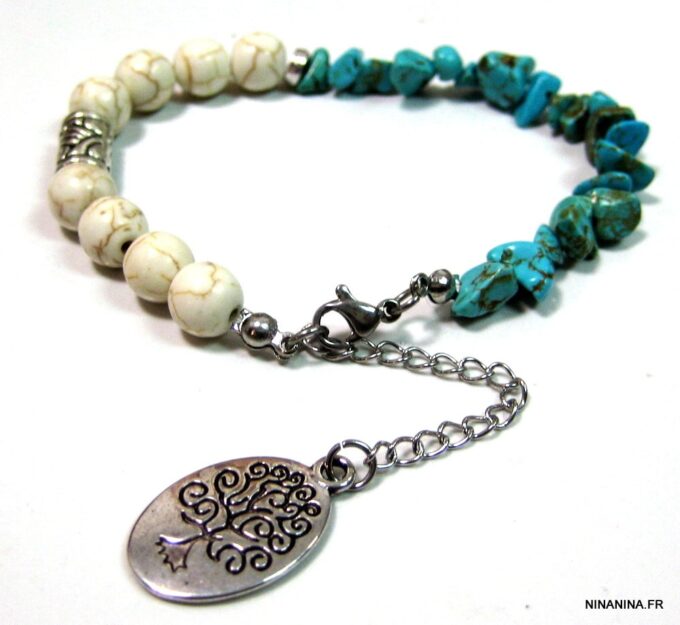N4591e_bracelet_perles_ivoires_et_turquoises_argent