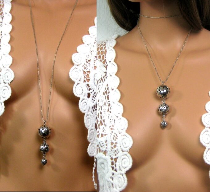 N4608f_collier_long_3_boules_metal_argent