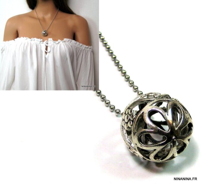 N4613b_collier_boule_metal_filigranee_metal_argent