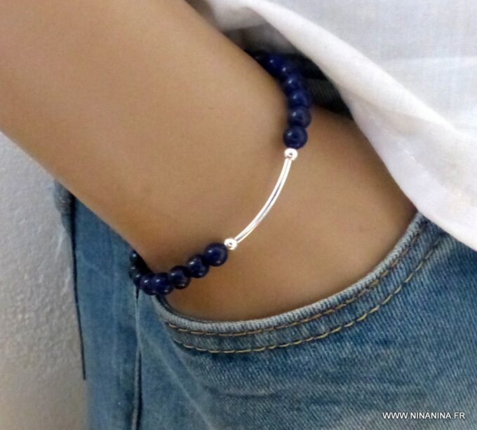 N4623a_Bracelet_perles_pierres_fines_lapis_lazuli_demi_lune_argent_925_massif_-_Bijoux_Bracelets_boheme_en_ligne_ninanina