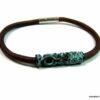N4629a_bracelet_cuir_tube_turquoise_bronze