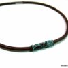 N4630h_collier_homme_cuir_tube_turquoise_bronze