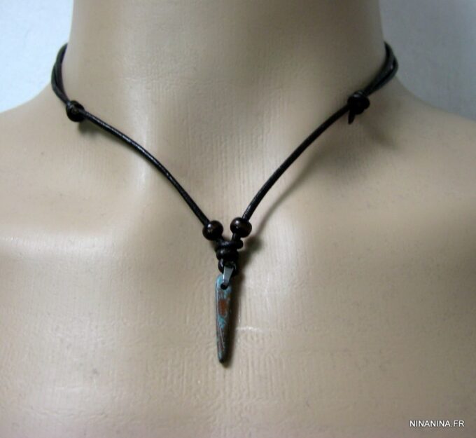 N4633d_collier_ethnique_cuir_corne_cuivre_turquoise