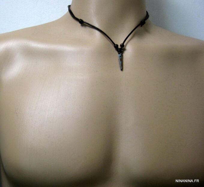 N4633i_collier_ethnique_cuir_corne_cuivre_turquoise