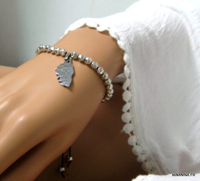 N4657h_bracelet_cordon_CORSE_perles_metal_argent