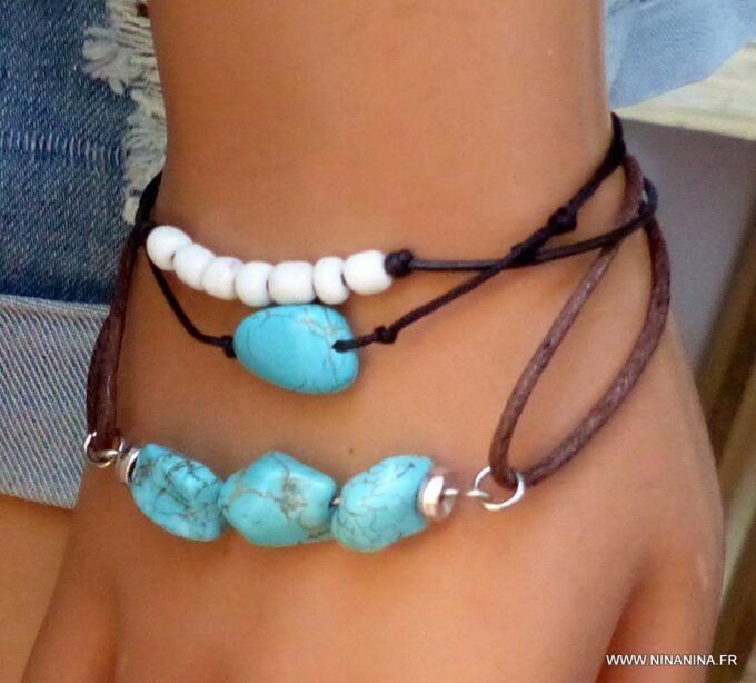 N4676_Bracelet_cordon_turquoise_naturelle_-_Bijoux_Bracelets_en_ligne_Ninanina-1