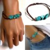 N4676_Bracelet_homme_femme_cordon_perle_turquoise_naturelle_NINANINA